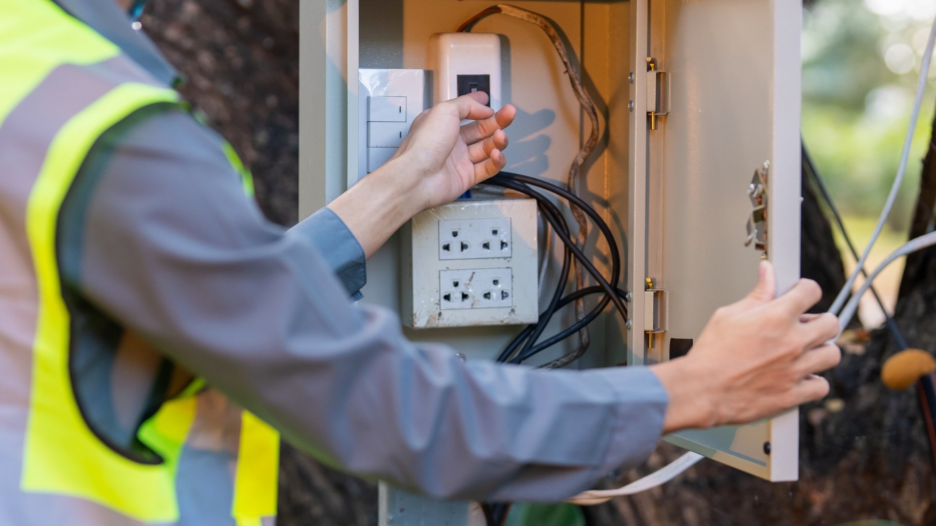 Outdoor Power Point Installation